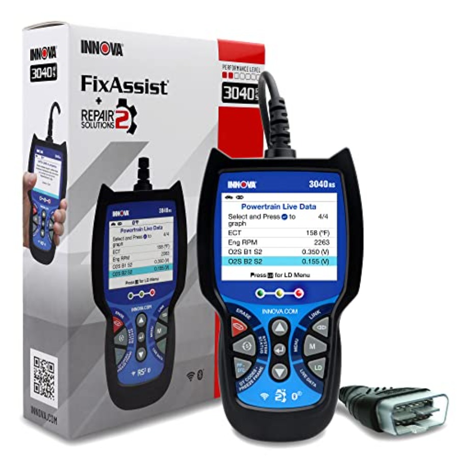 Obd2 Scanner - 3040RS, OBD2 Scanner, Live Data Streamer,