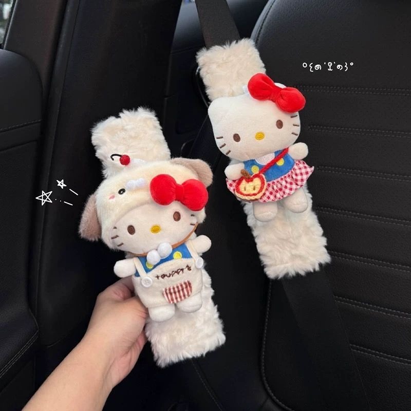 Car Accessories Japanese - Anime Sanrio Hello Kitty Car Seat