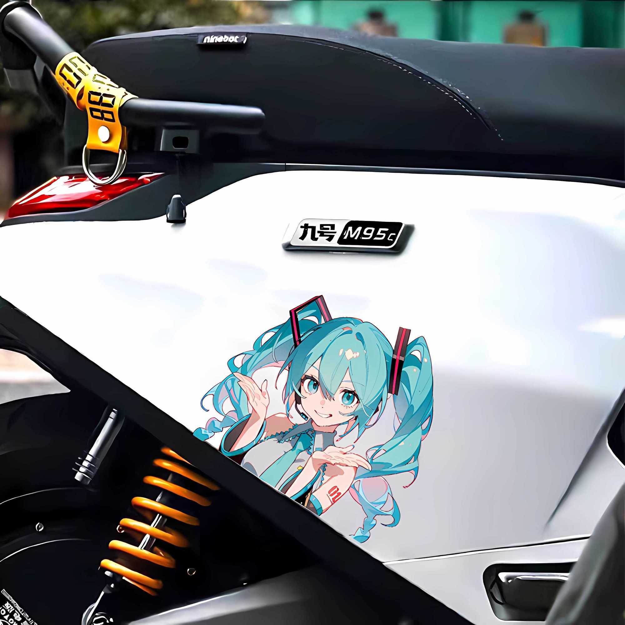 Car Accessories Japanese - Hatsune Miku MIKU anime Animation Waterproof
