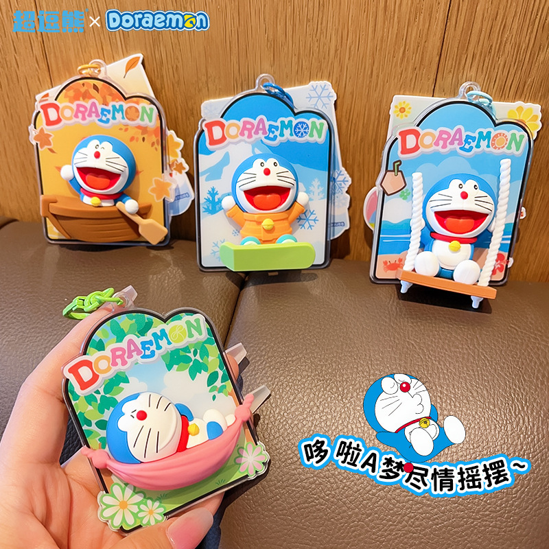 Car Accessories Japanese - Doraemon Rotating Swing Stress-Relief Backpack Pendant