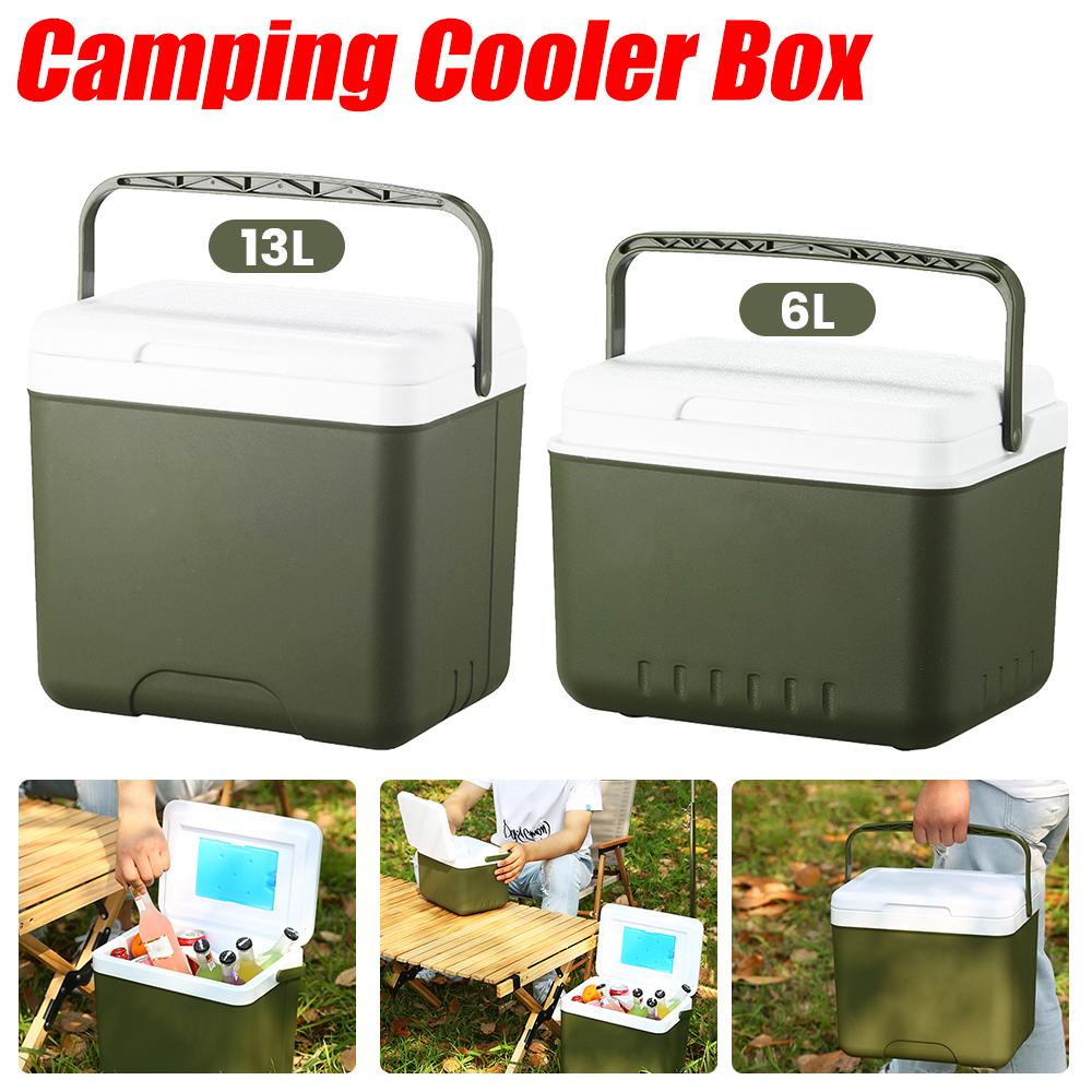 13/6L Cooler Box Portable Camp - Car Accessories For Camping 评论和价格