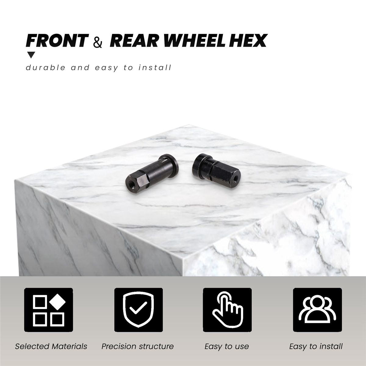 【Buyings】4Pcs Metal Wheel Hex  - Car Accessories To Buy 评论和价格