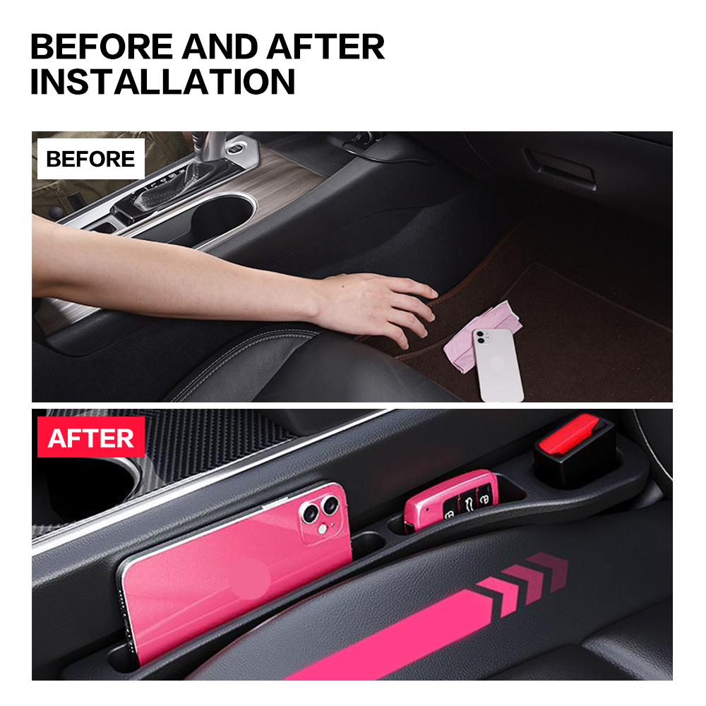 2PCS Car Seat Gap Filler Betwe - D.A.D Car Accessories 评论和价格