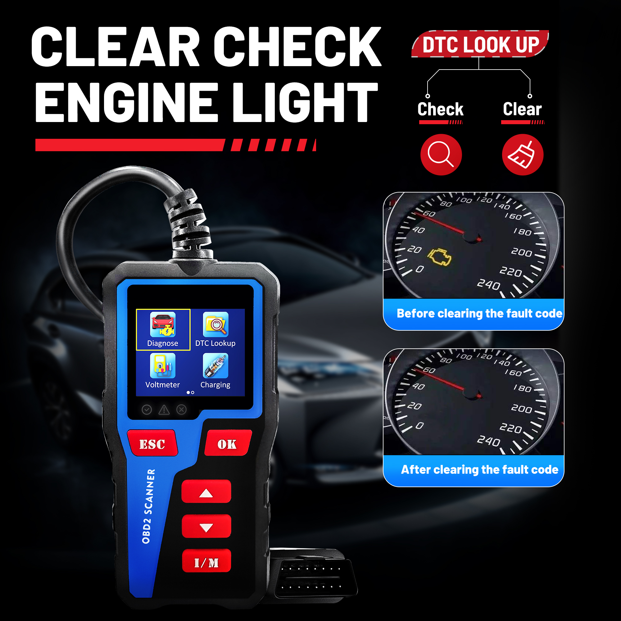 Forbell OBD2 Scanner with 2.36 - Obd2 Scanner 评论和价格