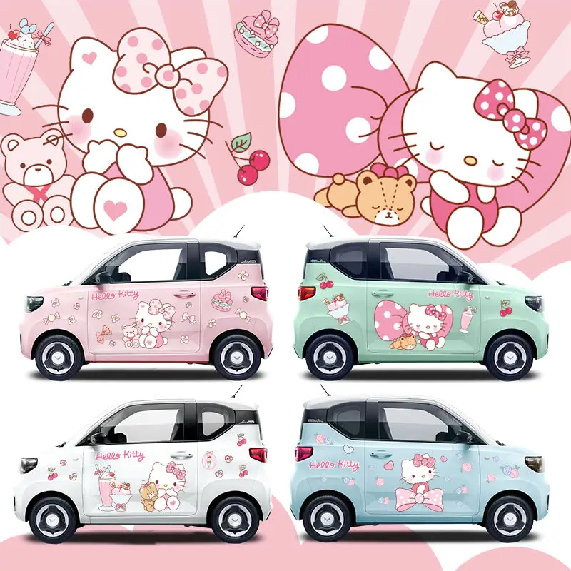 Hello Kitty Car Sticker Cover  - Car Accessories Japanese 评论和价格