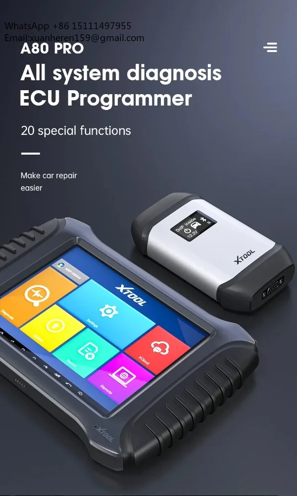 2025 Original Xtool A80 Pro Xt - Obd2 Scanner 评论和价格