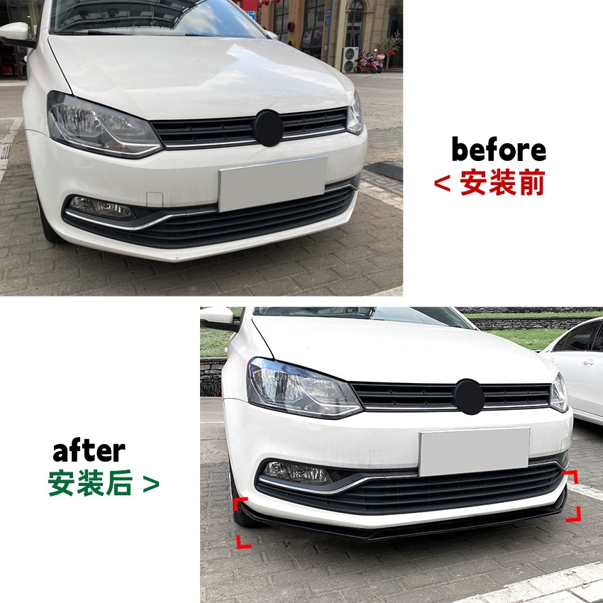 Front Bumper Spoiler Body Kit  - Car Accessories Lipa 评论和价格