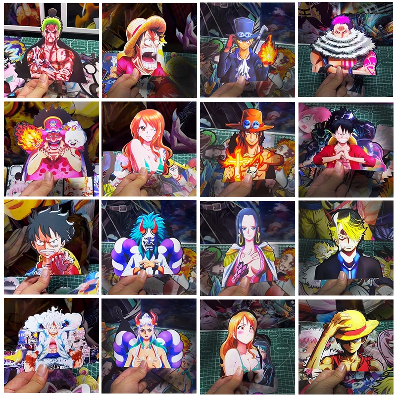 ONE PIECE 3D Lenticular Sticke - Car Accessories Japanese 评论和价格