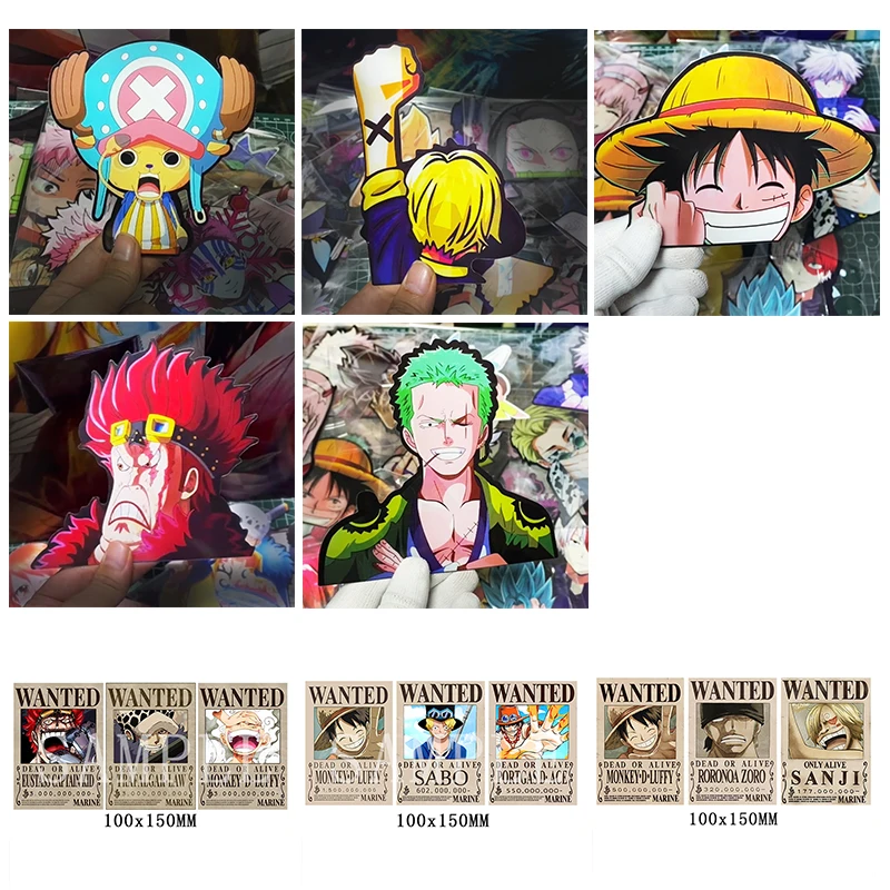 ONE PIECE 3D Lenticular Sticke - Car Accessories Japanese 评论和价格