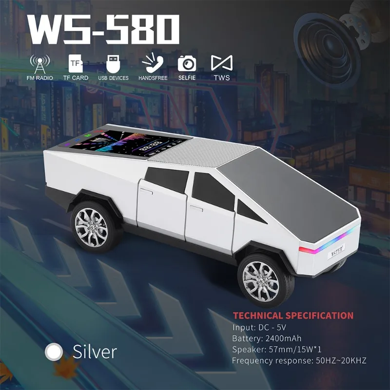 WS-580 Wireless Bluetooth Spea - Car Accessories Amazon 评论和价格