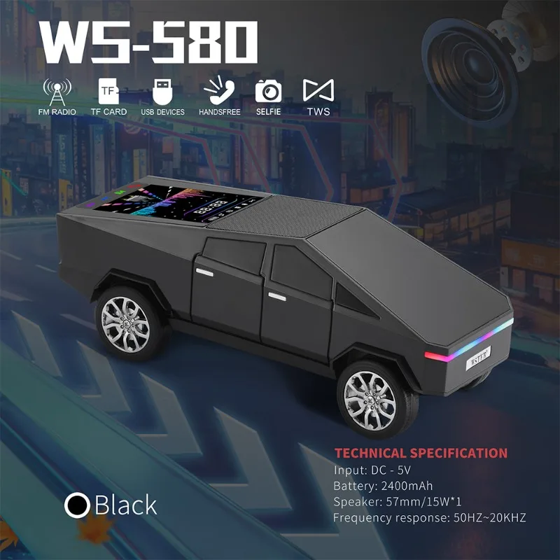 WS-580 Wireless Bluetooth Spea - Car Accessories Amazon 评论和价格