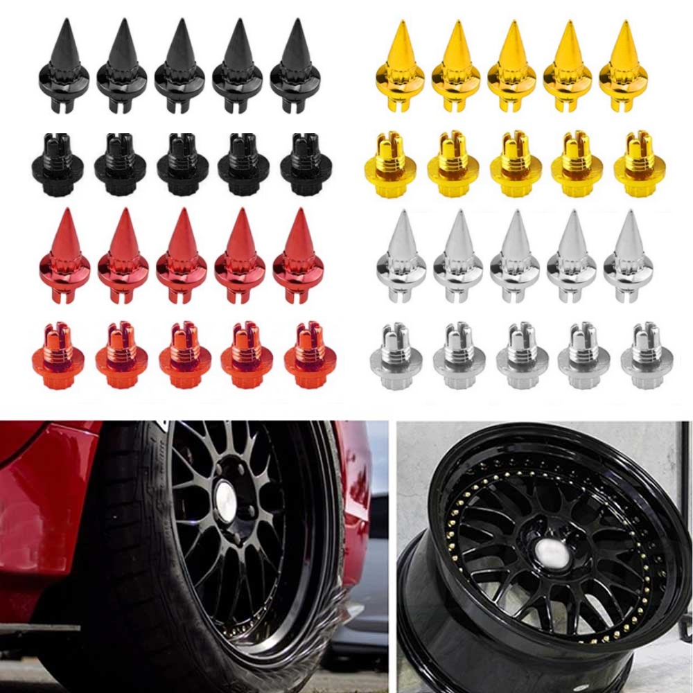 25Pcs Car Wheel Rivets Spike N - Car Accessories Lipa 评论和价格