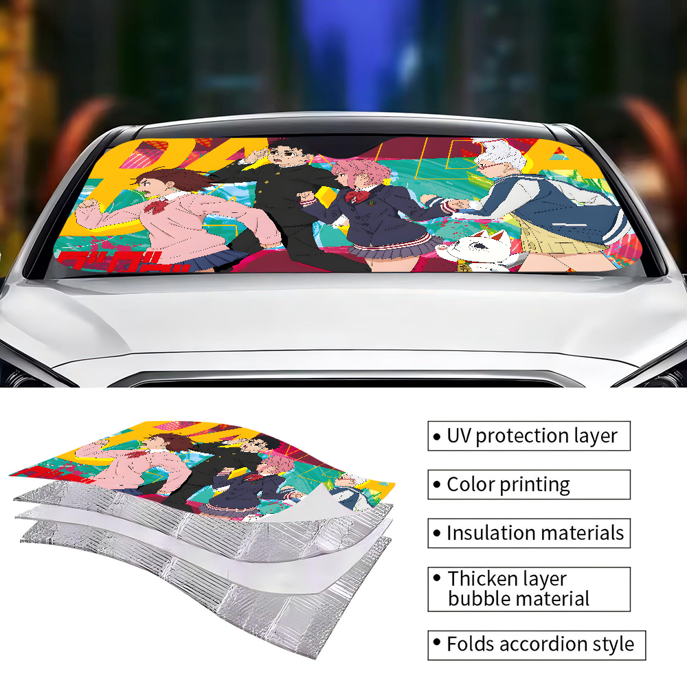 Anime D-dandadan Car Window Su - D.A.D Car Accessories 评论和价格
