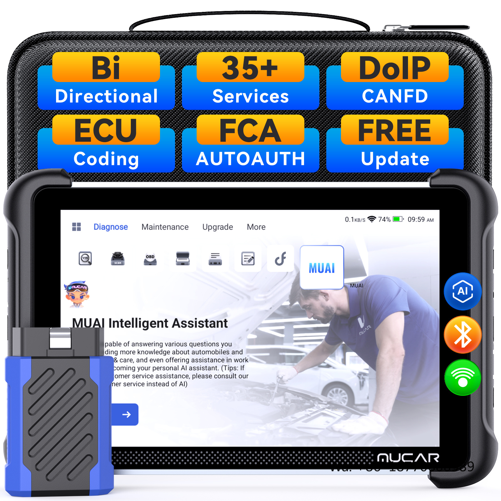 MUCAR 892BT AI Intelligent Dia - Obd2 Scanner 评论和价格