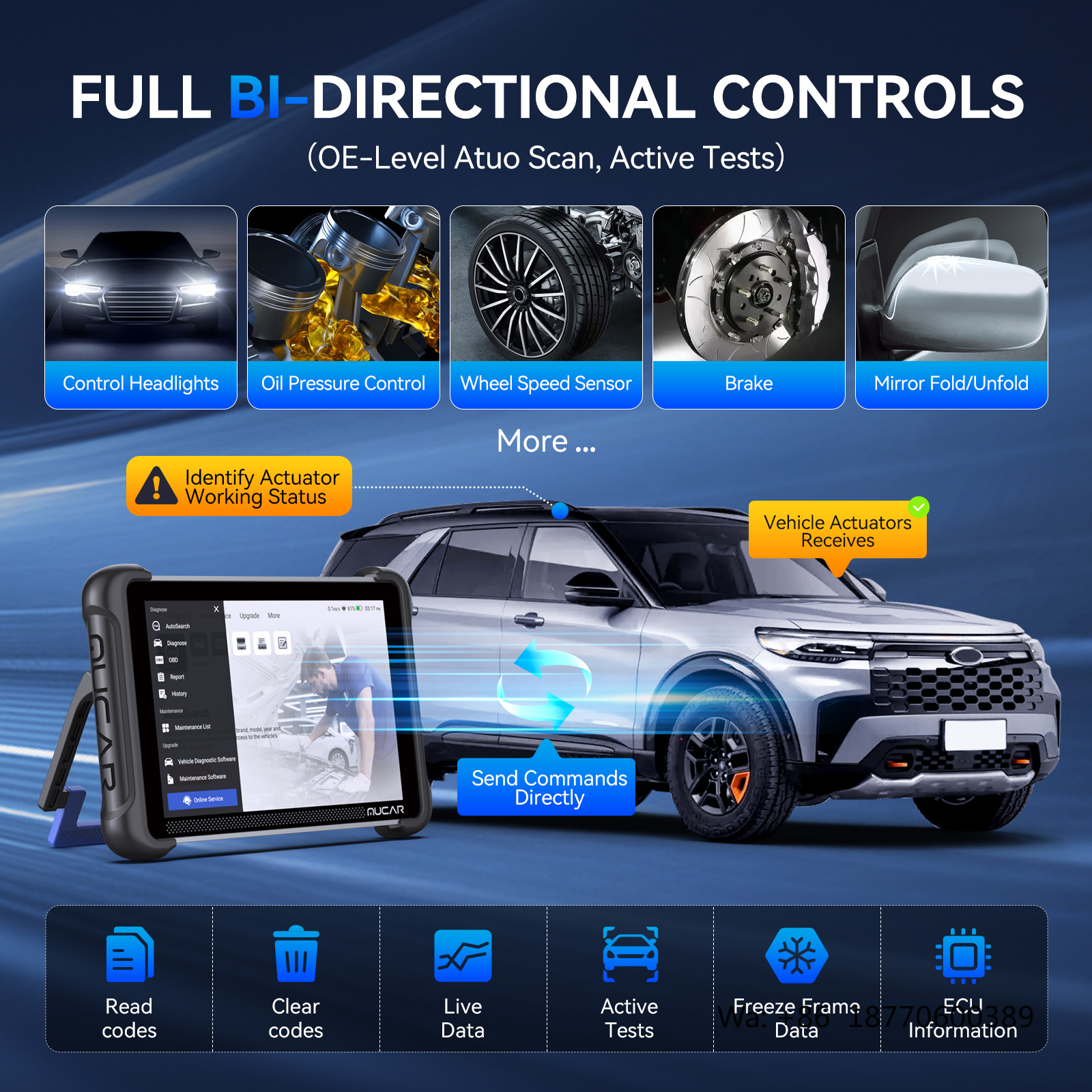 MUCAR 892BT AI Intelligent Dia - Obd2 Scanner 评论和价格