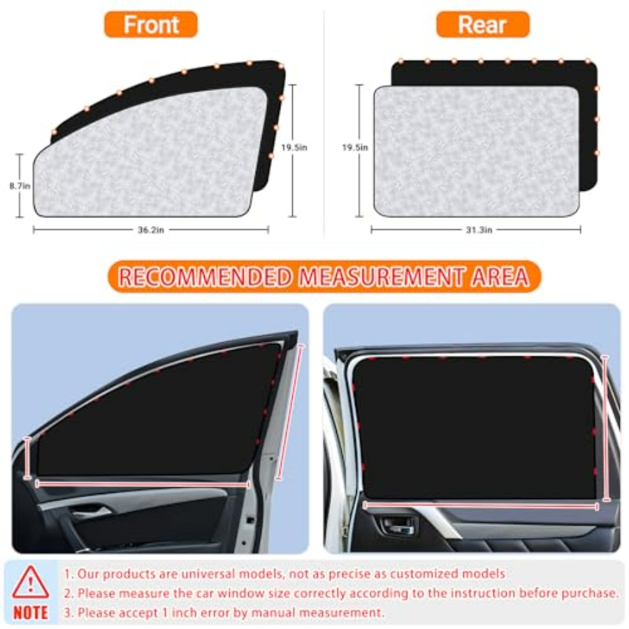 Car Window Sun Shades Covers - - Car Accessories For Camping 评论和价格