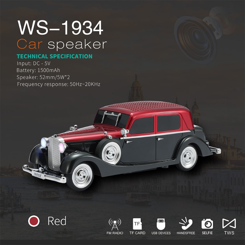 WS-1934 Wireless Car Shape Sou - Car Accessories Amazon 评论和价格