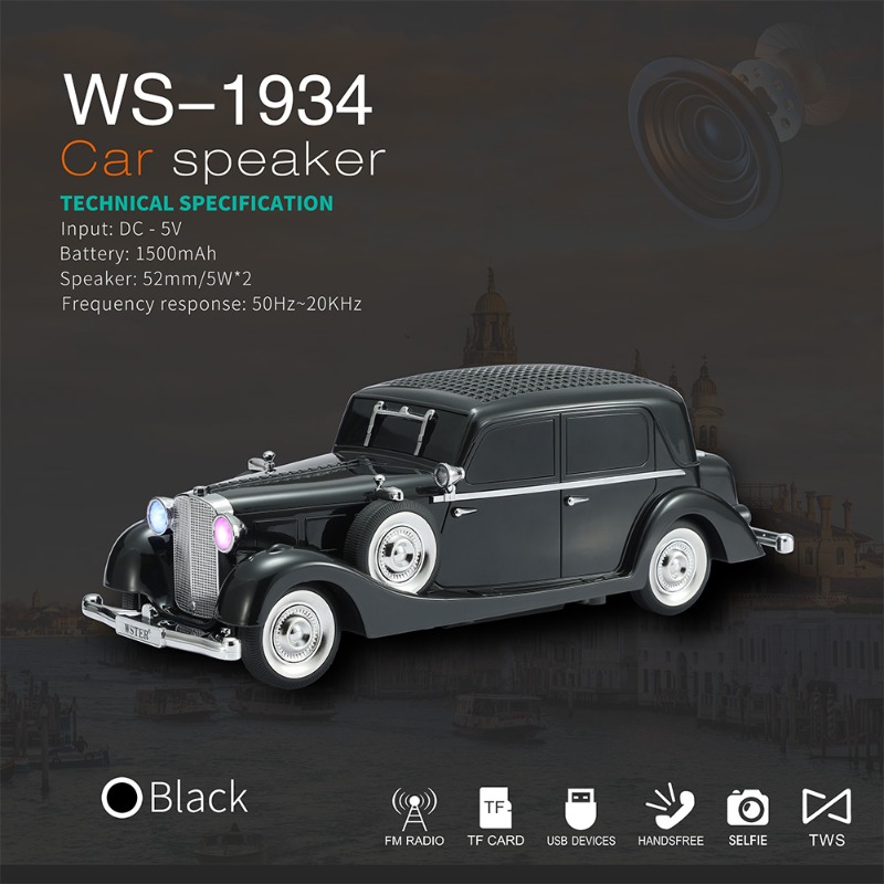 WS-1934 Wireless Car Shape Sou - Car Accessories Amazon 评论和价格