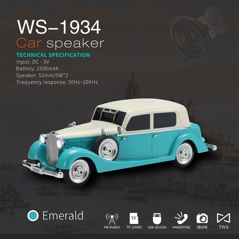 WS-1934 Wireless Car Shape Sou - Car Accessories Amazon 评论和价格