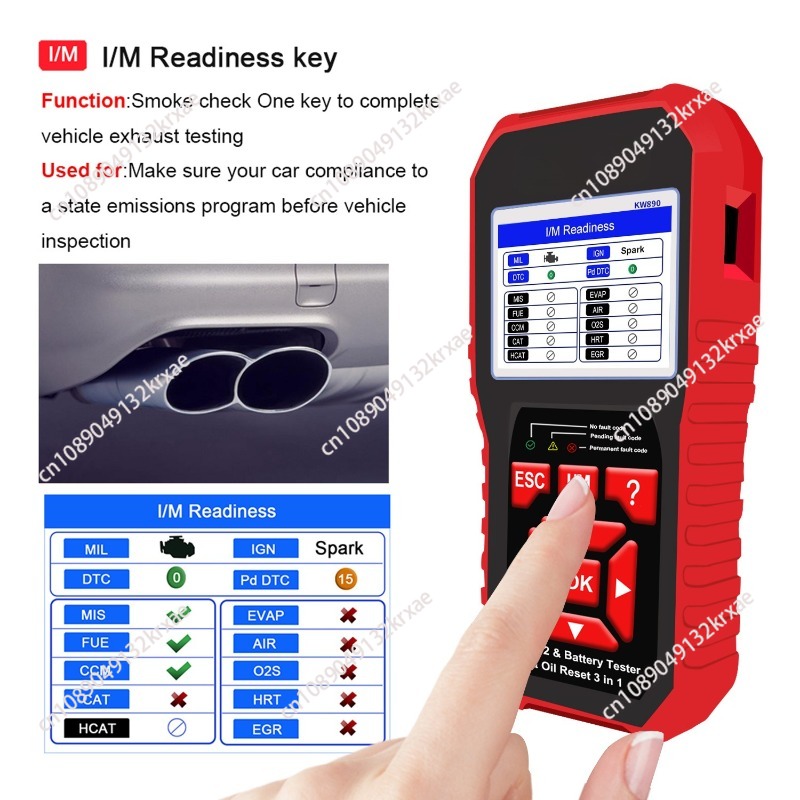 Suitable For KONNWEI KW890 Car - Obd2 Scanner 评论和价格