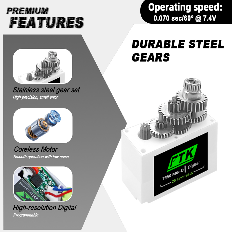 PTK 7350 MG-D 5.5g Digital Ser - D.A.D Car Accessories 评论和价格