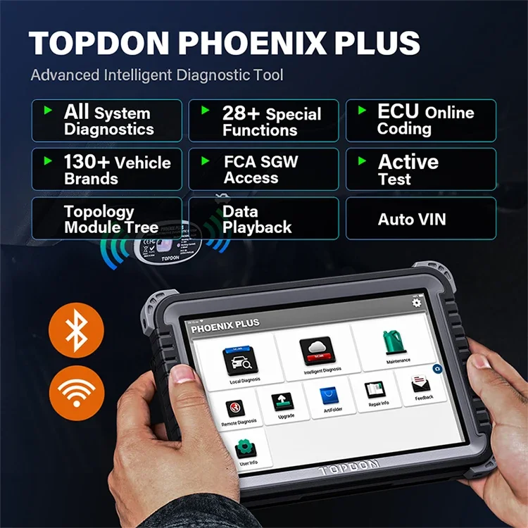 TOPDON Phoenix Plus  Automotiv - Obd2 Scanner 评论和价格