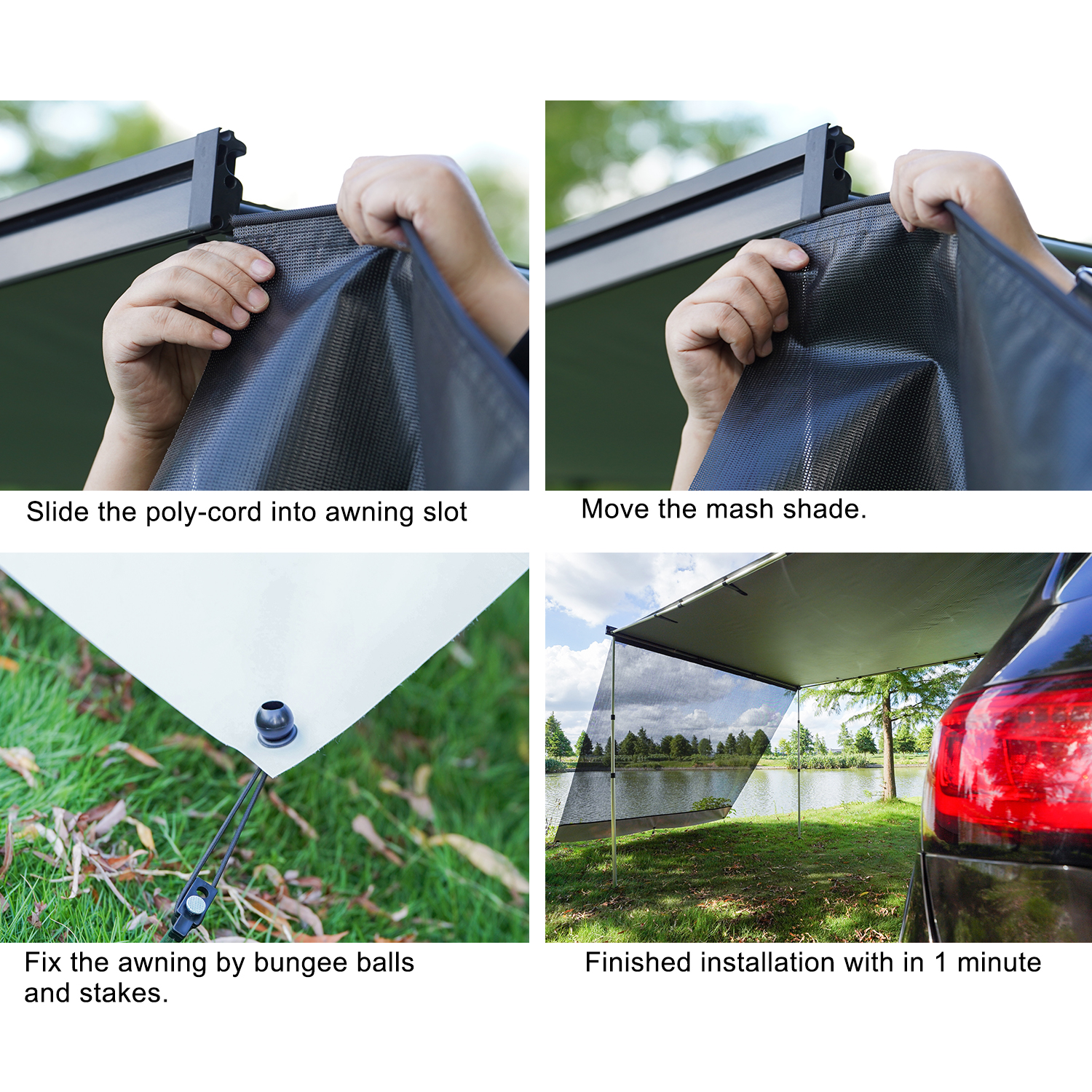W5300T Retractable Aluminum Al - Car Accessories For Camping 评论和价格